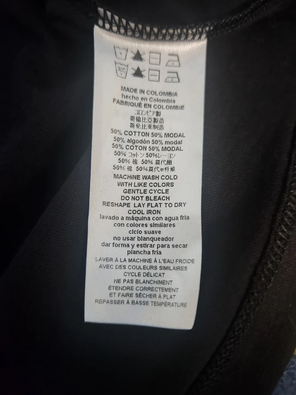 Michael Kors Kids Black Tee with Gold MK Graphic
